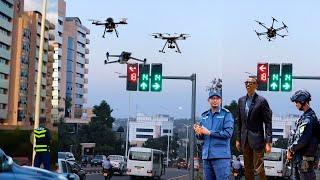 BYAKAZE Dore uko polisi yakajije umutekano wo mu muhanda 2025 drones mu mihanda ya kigali rwanda