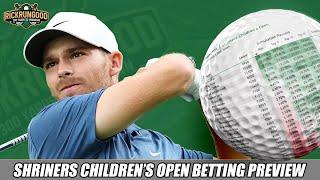 Shriners Children's Open Betting Preview | One & Done, Props 2023