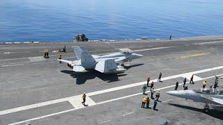 Porta-aviões americanos navega do Mar da China Meridional ao Oriente Médio | AFP