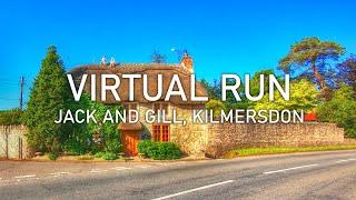 Virtual Run | Kilmersdon to Babington, England | POV Treadmill Running Scenery