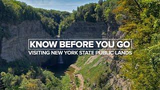 Know Before You Go - Visiting New York State Public Lands