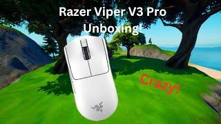 Razer Viper V3 Pro Unboxing (Fortnite Gameplay)!