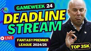 SLOT IS IN! | FPL DEADLINE STREAM GW24 LIVE | Fantasy Premier League Tips 2024/25