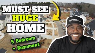 Must See #Charlotte​ NC New Construction Home Tour | 5 Bedroom | Basement | Ridgewater in Charlotte