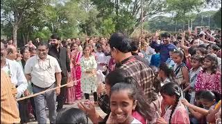 children day celebration. Tug of War.