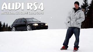 Audi RS4 Antikkala ski slope climb 2008