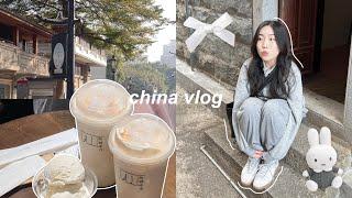 CHINA VLOG hirono pop up, first time in foshan, best bubble tea, lingnan xintiandi, eating good