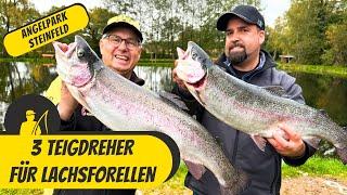 3 Teigpropeller für Lachsforellen