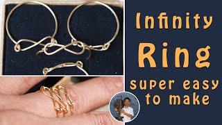 How to make a infinity ring?super easy it make,You can make one infinity ring for yourself