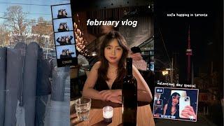 february vlog | toronto stationery show, cafe hopping in toronto, valentine's day scrapbook tutorial