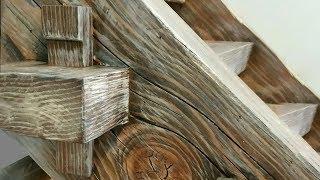 Building a Timber Frame Staircase - Timber framing