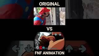 Original VS fnf Animation | in Ring Cam Mario Comparison