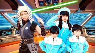 DISNEY STAR WARS | KAYCEE & RACHEL in WONDERLAND FAMILY