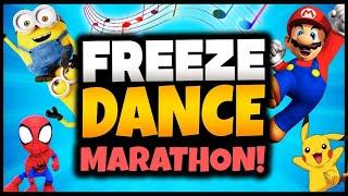  Freeze Dance Marathon  Brain Break  Just Dance for Kids!