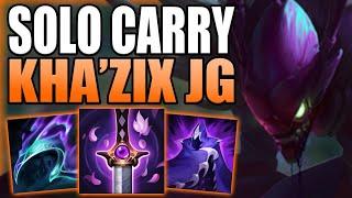 This is how YOU can SOLO CARRY games with KHA"ZIX JUNGLE in S15! - Gameplay Guide League of Legends