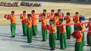 Bamboo Formation | Scholars Pride | Annual Sports Meet 2016