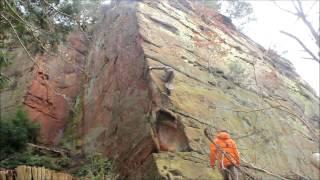 Rock climbing fall at Nesscliffe.