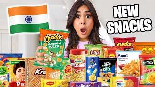 Trying INDIAN SNACKS for the FIRST TIME!