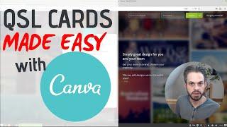 How To Design Your QSL Cards Online With Canva (free and easy)