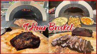 Wood Fired Oven Brisket Cooked Low and Slow!!