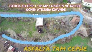 Satılık 1.105 m2 Kargir Ev Ve Avlusu Gönen Atıcıoba Köyünde Fırsat 1.550.000 TL