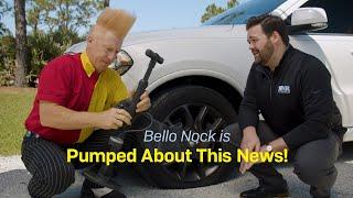 Bello Nock’s Crazy Car Collection (Fix a Flat Tire - How To)