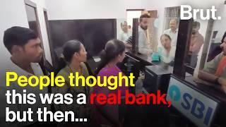 When a fake SBI bank gave jobs to villagers