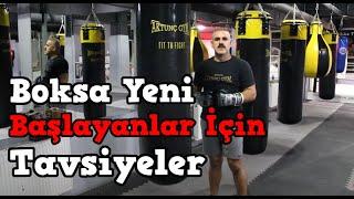 Boksa Yeni Başlayanlar İçin Tavsiyeler