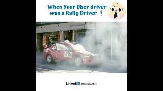 When your Uber driver was a rally driver!