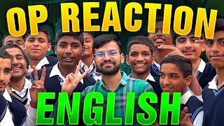 ENGLISH EXAM Reaction | Boards 2024