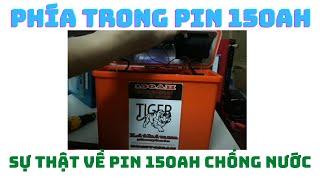 Mổ Xẻ Xem Phía trong Pin Lithium 150Ah 2399k chống nước sử dụng Pin gì? Pin Nhập khẩu - 0392983490