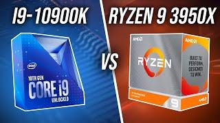 Intel i9-10900K vs AMD Ryzen 9 3950X CPU Comparison