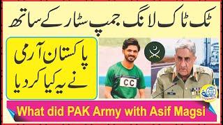 Pakistani Army recruits TikTok long jumper Asif Magsi