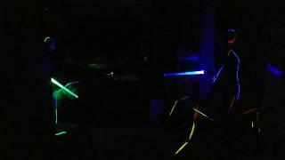 Glow in the Dark Jousting!