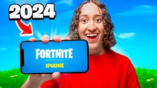 J'ai rejoué à FORTNITE sur IPHONE en 2024 !