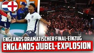 Last-Minute-Ekstase: So rasten die England-Fans aus! (England - Niederlande 2:1)