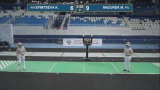 T16 MAZUREK M. - EFIMTSEVA K. Black sea cup / women's individual (Green piste)