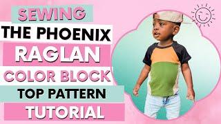 Step-by-step Phoenix Color Blocked Raglan Sewing Diy!