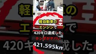 軽自動車のエンジンで世界最高記録を達成したホンダがヤバい... #ホンダ #エンジン #車
