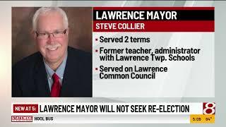 Lawrence Mayor Steve Collier will not seek reelection