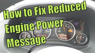 P2101 Reduced Engine Power Message  "Heres What to Do"