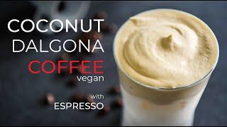 Vegan Dalgona Coffee from TikTok ***WITHOUT INSTANT COFFEE