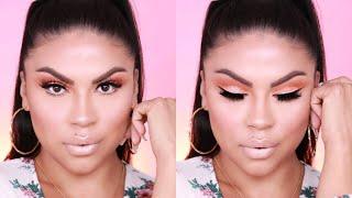 PEACHY SPRING MAKEUP TUTORIAL / MILK MAKEUP REVIEW | Makeupbygriselda