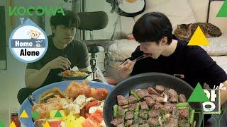 [Mukbang] O jantar de Junho e Jinyoung no "Home Alone"