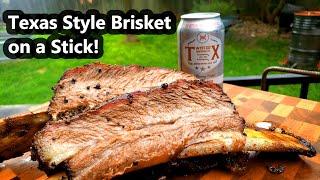 How to Make Beef Ribs on a Pellet Cooker| Smoked Brisket on a Stick