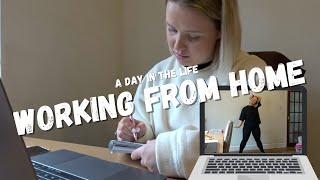 DAY IN THE LIFE WORKING FROM HOME | How to stay motivated in Lockdown, My Routine