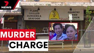 Allan Chiem charged with murder of his parents in Cambridge Park burger shop | 7NEWS