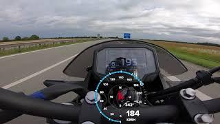 Kawasaki Z7 Hybrid GPS Topspeed without e-boost