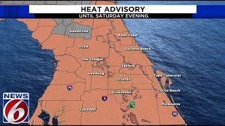 Heat advisory Saturday for all of Central Florida