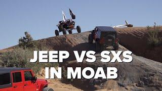 Jeep Vs SxS Showdown in Moab